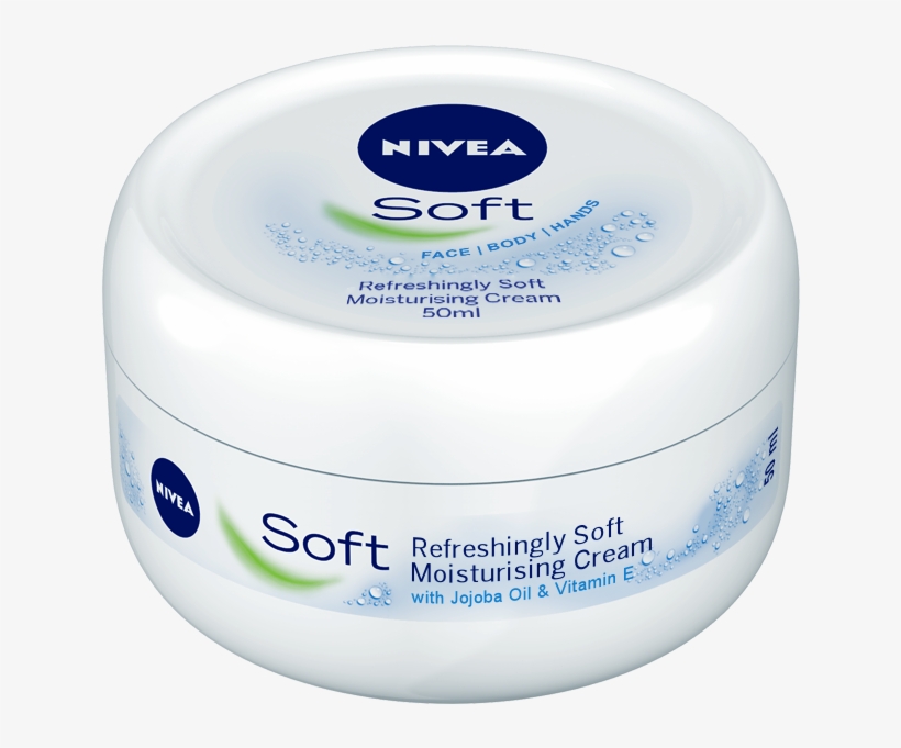 Nivea Soft Hydrating Cream Travel Format 50ml 4x50, transparent png download