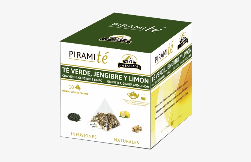 Piramité Té Verde, Ginger And Lemon - Black Tea, transparent png download