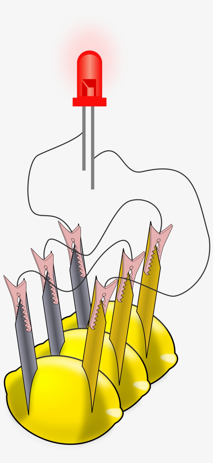 Make A Battery From Four Lemons And Test It With A, transparent png download