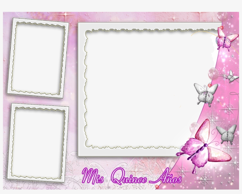 Dale Click Aqui Y Encontraras Mas Marcos De Quince - Marcos Para Quinceañeras Psd, transparent png download