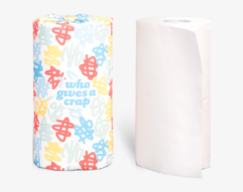 Who Gives A Crap Paper Towels - Gives A Crap Paper Towel 2ply (roll 120) Single Unit, transparent png download