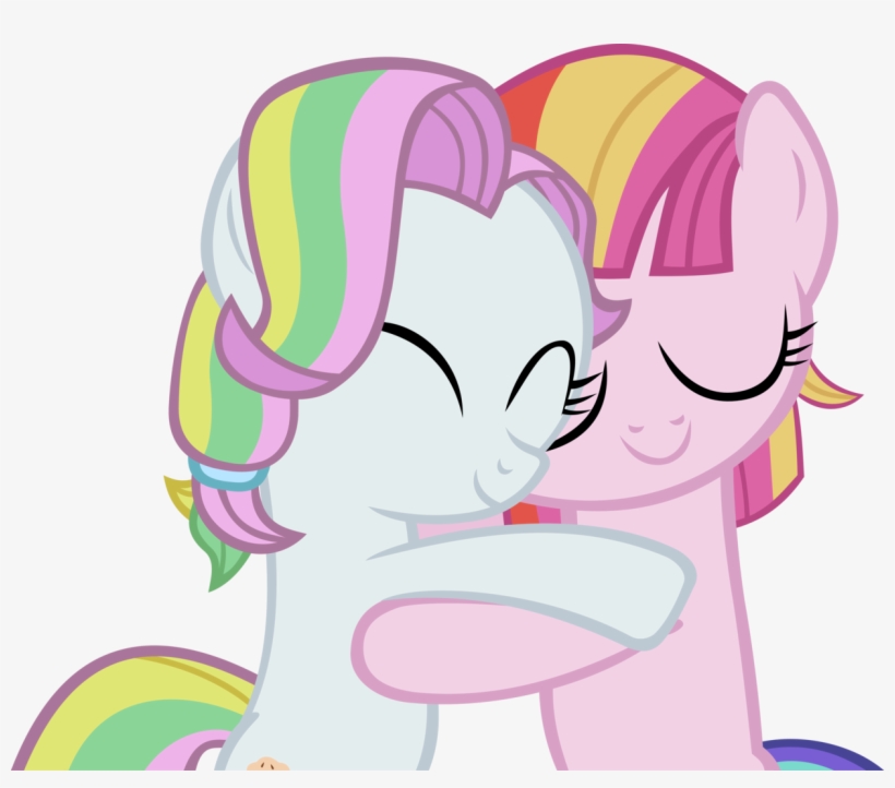 Ironm17, Coconut Cream, Duo, Earth Pony, Eyes Closed, - Cartoon, transparent png download