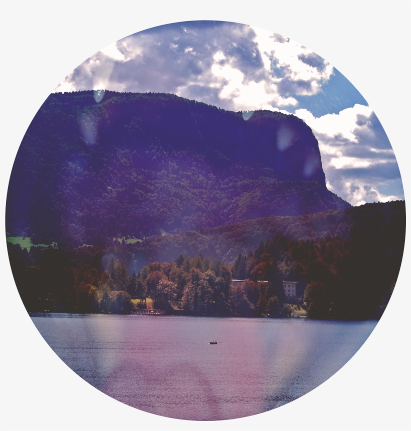Old Photo Overlays Toothsome Lake Bled - Lake Bled, transparent png download