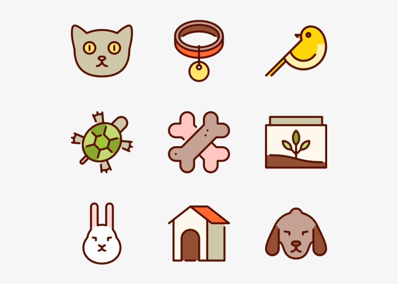 Flat With Line Pet Shop - Pet, transparent png download