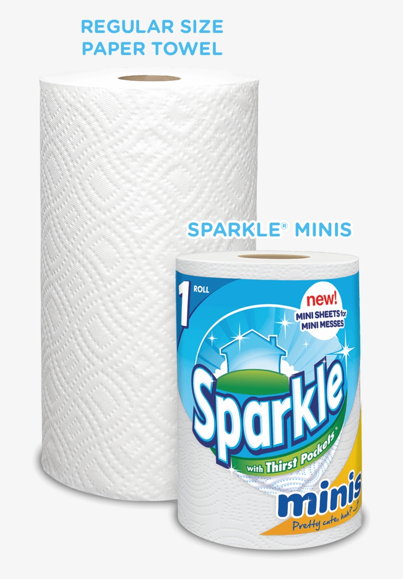 Png Sparkle174 Minis Mini Paper Towels Sparkle174 Sparkle Paper Towel Regular Roll Spirited Prints Transparent Png 692x1098 Free Download On Nicepng