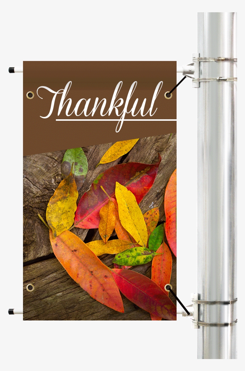 Thanksgiving Pole Banner - Perfume, transparent png download