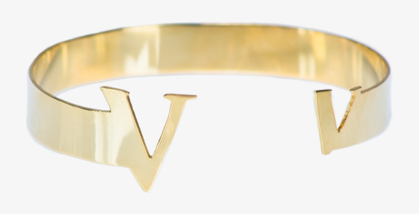Hecho A Mano En Placas De Bronce Bañadas En Oro De - Bangle, transparent png download