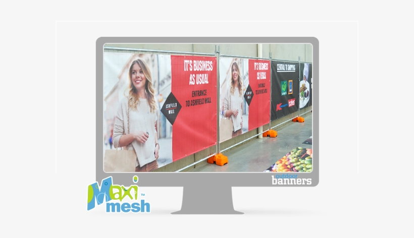 Perfect For Temporary Fencing, Longevity Of 1-2 Years - Online Advertising, transparent png download