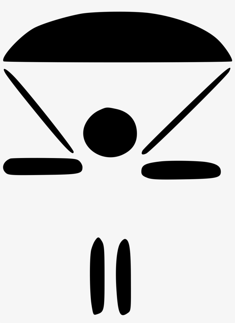 Open - Pictogram Paralayang, transparent png download