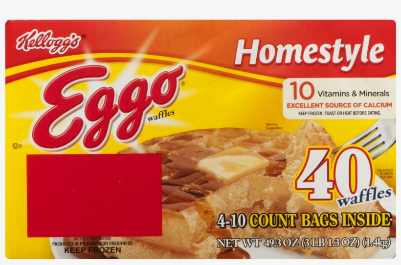 See More Hot 100 Breakfast - Eggo Waffles 80s, transparent png download