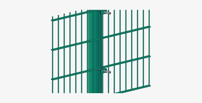 Wire Mesh Fence Fixings Creative The Protek, Mesh Fence - Fence, transparent png download