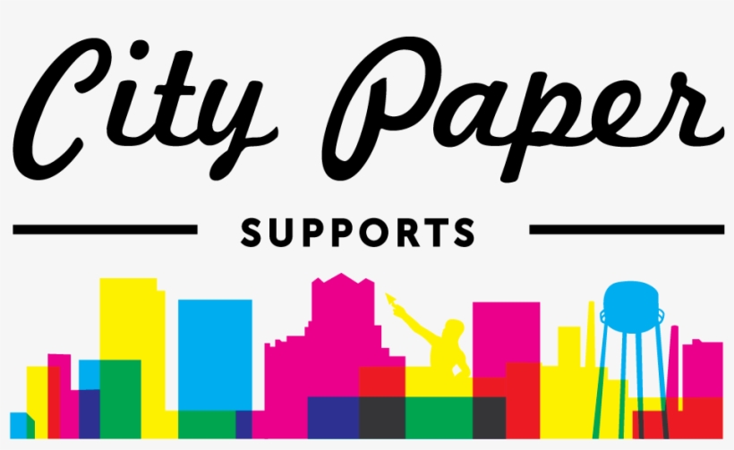 City Paper Supports - Script Font, transparent png download