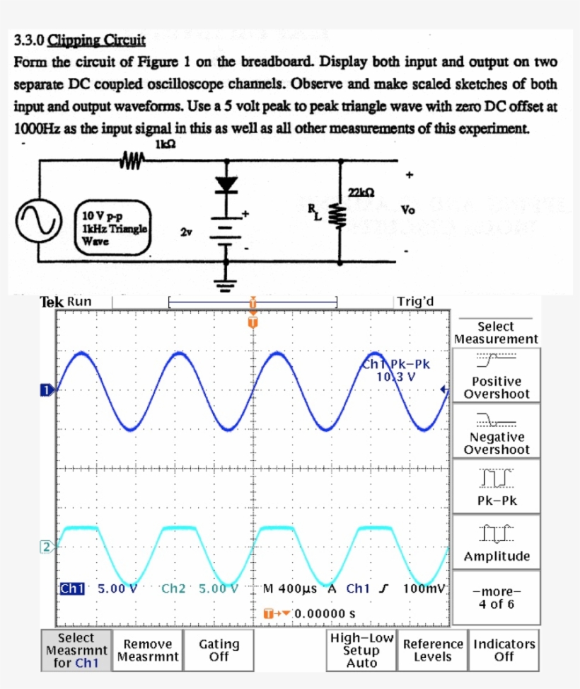 0 Form The Circuit Of Figure 1 On The Breadboard - Diagram, transparent png download