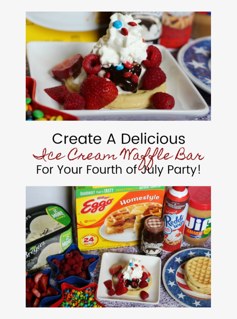 What Are Your Ideas For A Waffle Bar At An Event This - Kellogg's Eggo Blueberry Waffles - 24 Count, 29.6 Oz, transparent png download
