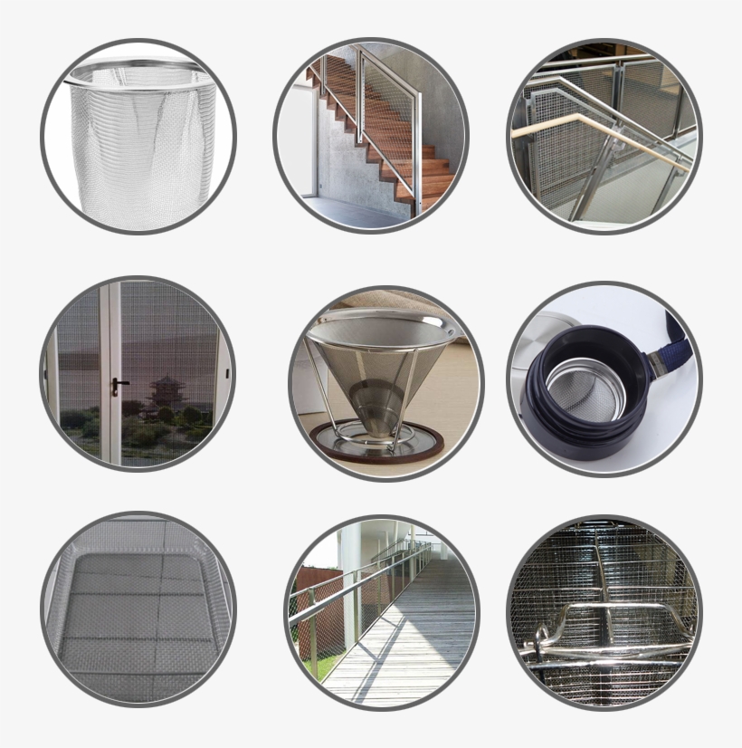 Stainless Steel Wire Mesh Packages - Stainless Steel Mesh Railing, transparent png download