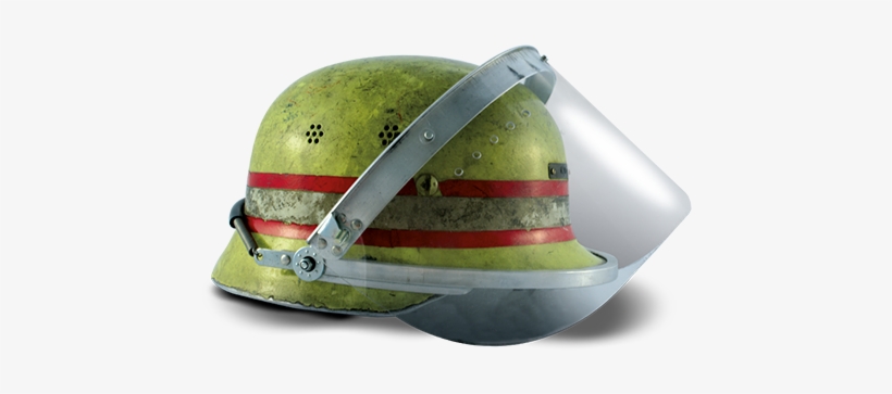 Used Firefighter Helmet From The Period Between 1950 - Junger Feuerwehrhelm Din 14940, transparent png download