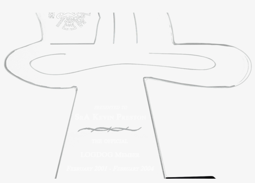 Small Fire Helmet Acrylic Award - Sketch, transparent png download