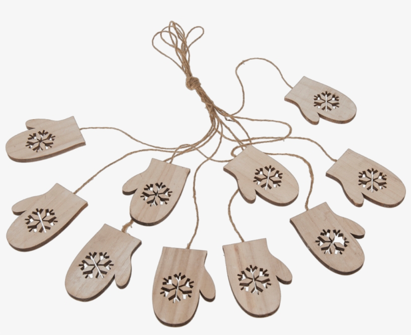 Guantes De Madera 5 Pares, Decoración Escaparates De - Christmas Tree, transparent png download
