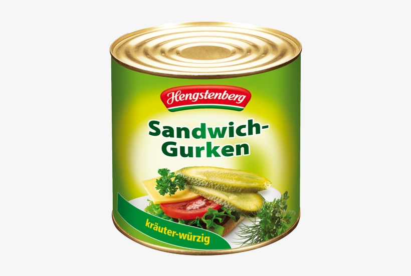Hengstenberg Pickles Sandwich Slices - Hansa Import Haus,inc. Hengstenbergsandwgurken12.5, transparent png download