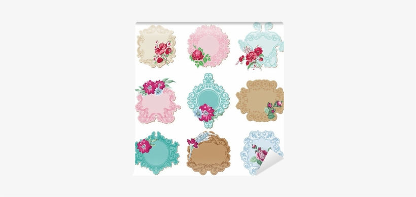 Scrapbook Design Elements - Quadros De Flores Vintage Png, transparent png download