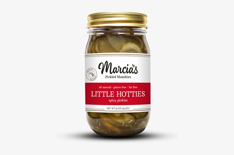 Marcia's Munchies Cherry Pops Pickles 16oz, transparent png download