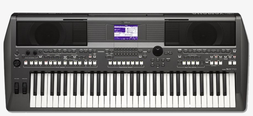 Yamaha Psrs670 61 Keys Keyboard(black), transparent png download