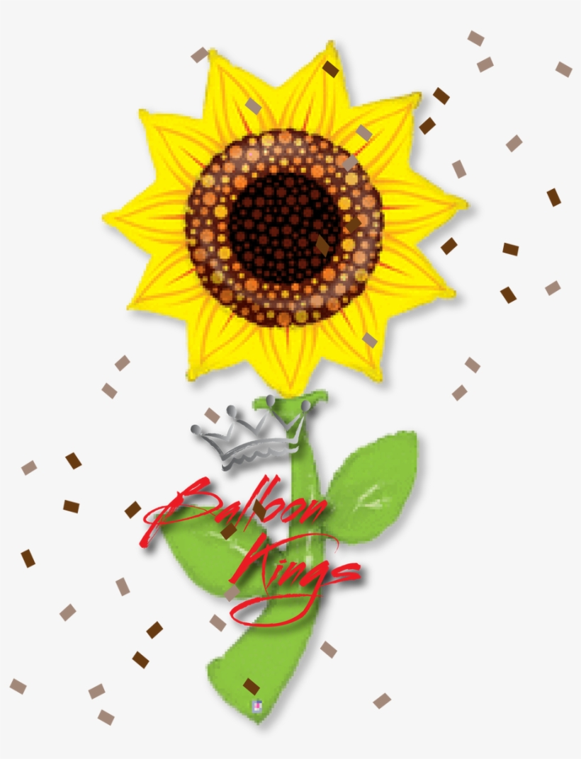 Burton & Burton 60 Inch Fresh Pick Sunflower Balloon, transparent png download