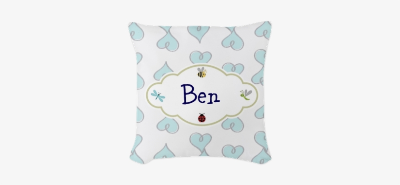 Doodle Hearts-blue Woven Throw Pil - Am A Blessing-baby Throw Blanket, transparent png download