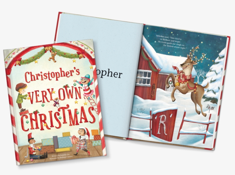 My Very Own Christmas Personalized Book - Personalized Christmas Books, transparent png download