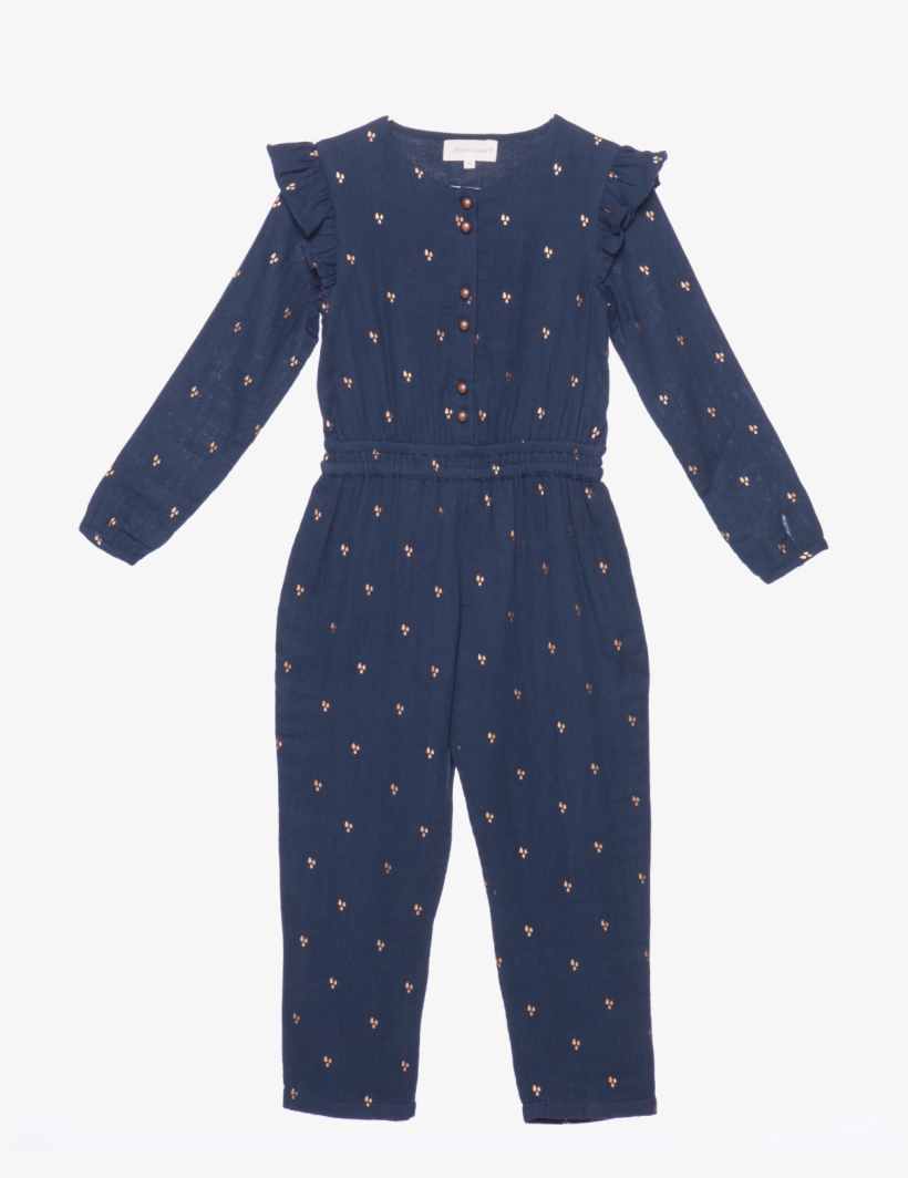 Mono Plumeti Rain Navy Kids - Polka Dot, transparent png download