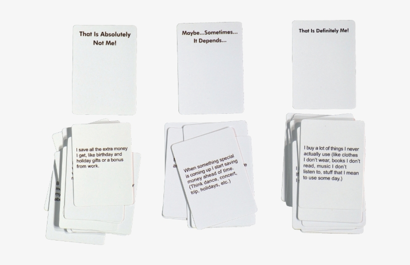 Money Habitudes Solitaire Card Piles - Patience, transparent png download