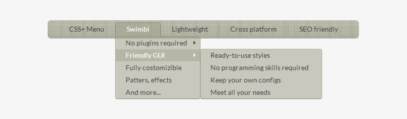 Adobe Style Drop Down Menu Beige Config Img - Adobe, transparent png download