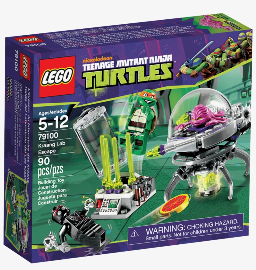 Lego Ninja Turtles Kraang Lab Escape 79100 - Lego Ninja Turtles, transparent png download