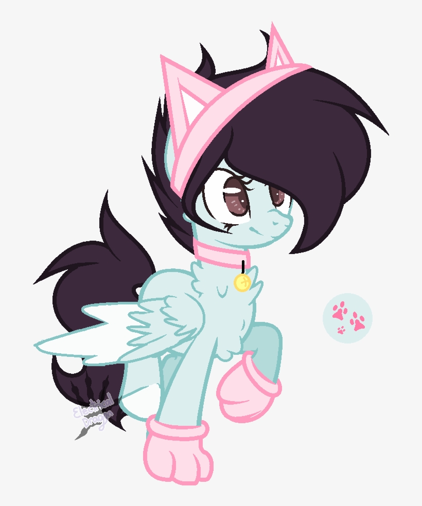 Electricaldragon, Cat Ears, Female, Mare, Oc, Oc - Cartoon, transparent png download