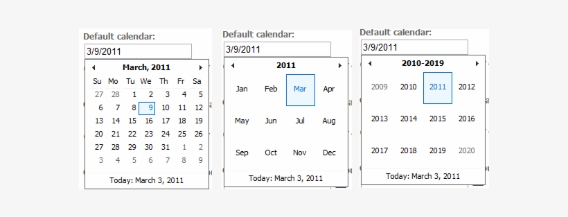 Enter Image Description Here - Calendar With Drop Down List, transparent png download
