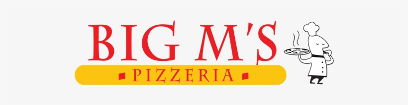 Big M's Pizza Logo, transparent png download