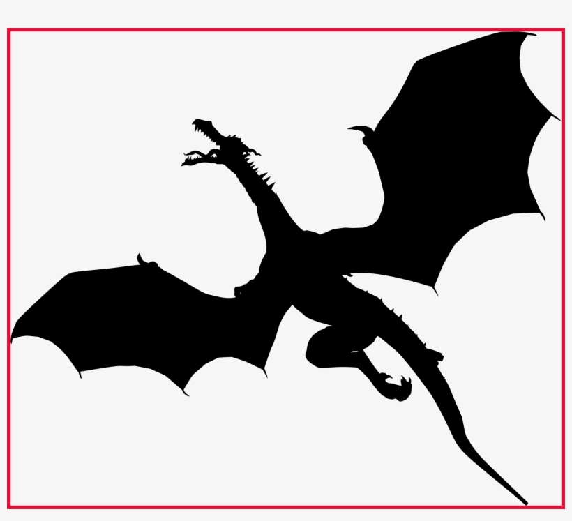Clipart Library Anger Clipart Dragon Eyes - Flying Dragon Silhouette Png, transparent png download