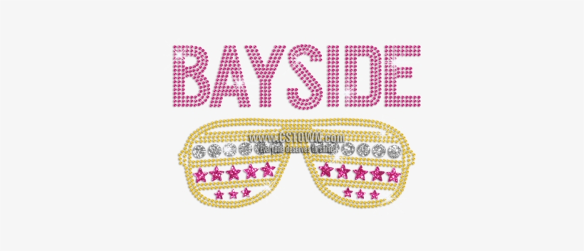 Creative Beach Party Iron-on Glitter Rhinestone Transfer - Beach, transparent png download