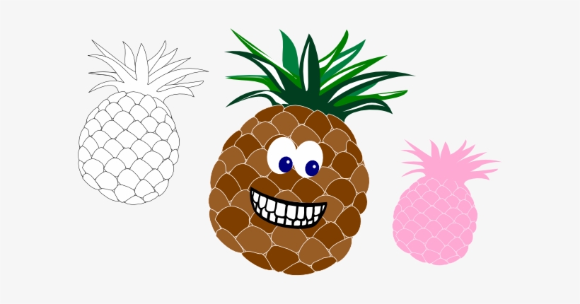 Pineapple Variations Png Clip Art, transparent png download