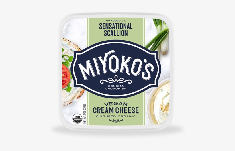 Scallion C8ad2a86 C783 406d Bdd6 D0d54ac31cca V=1534378888 - Miyoko's Cream Cheese, transparent png download