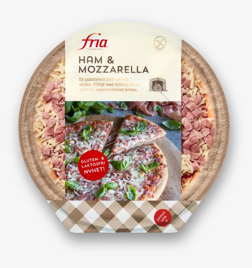 Gluten-free Ham And Mozzarella Pizza - Fria, transparent png download
