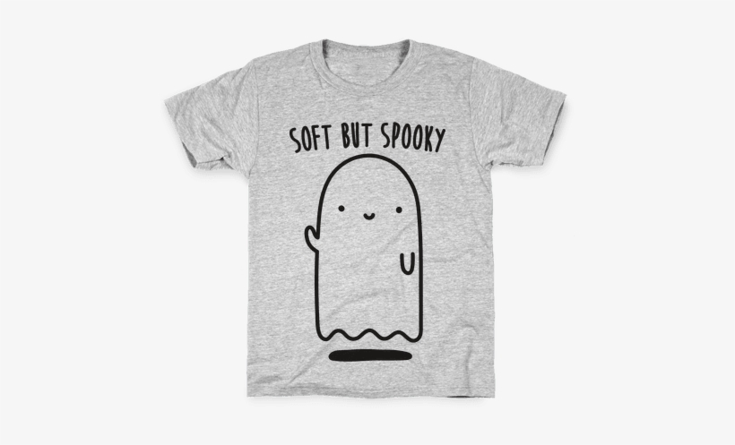 Soft But Spooky Ghost Kids T-shirt - If You Believe In Telekinesis Please Raise My Hand, transparent png download