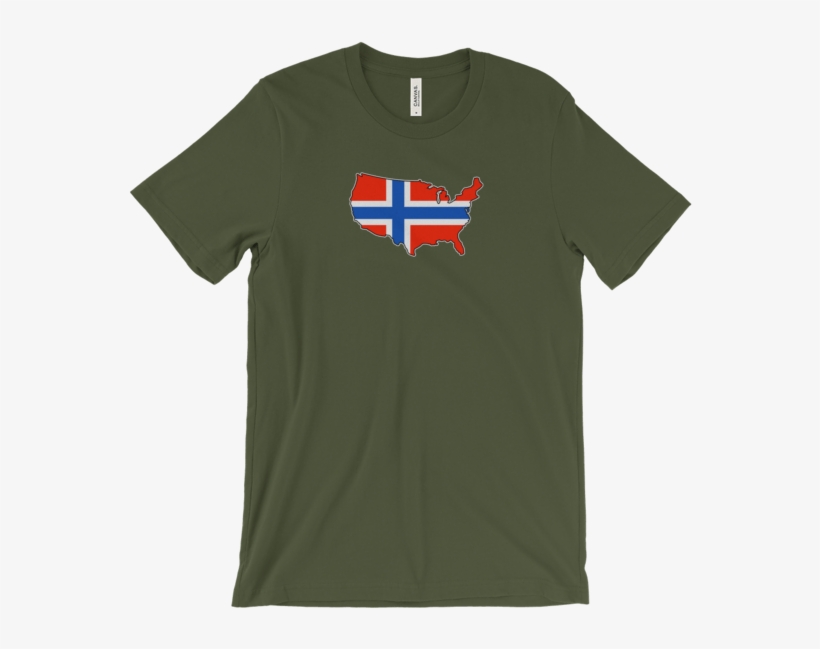 Norway Usa T-shirt - T-shirt, transparent png download