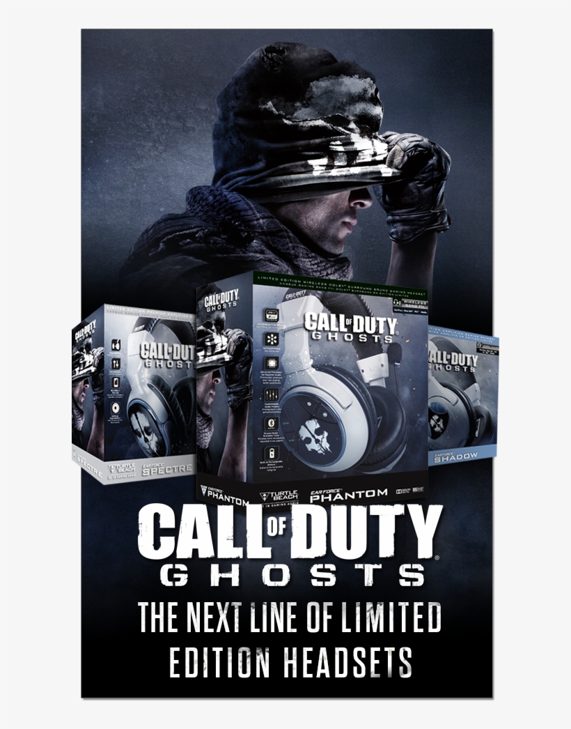In Making Call Of Duty, Activision Has Become Known - Call Of Duty Ghosts - Ear Force Phantom Wireless Gaming, transparent png download
