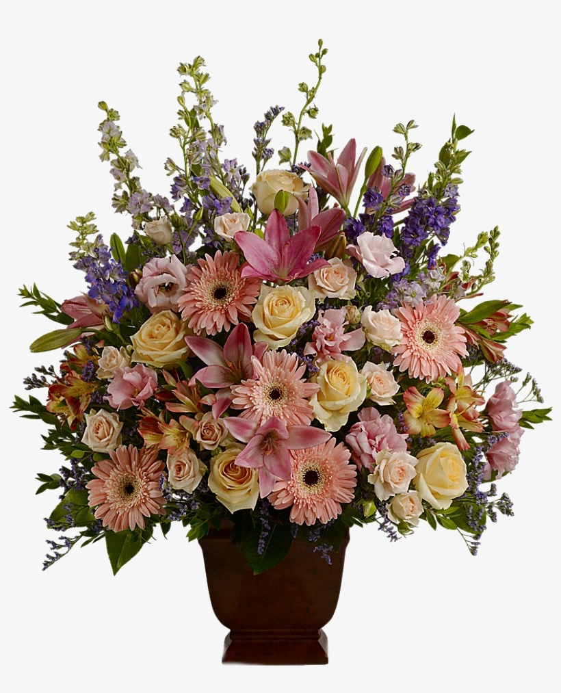 Flores Encontradas En La Web Funeral Bouquet, Funeral - Teleflora Loving Grace, transparent png download