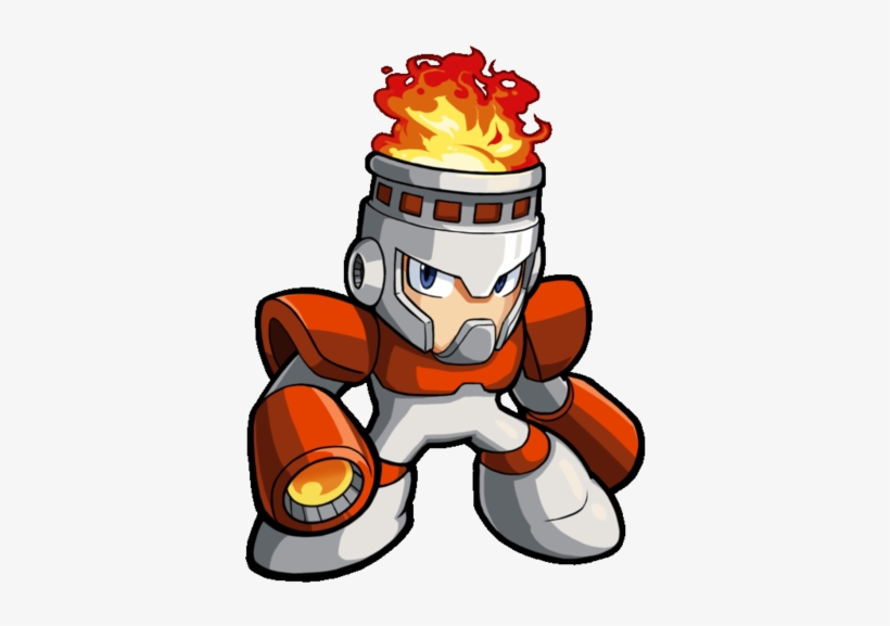 Fire Man From Street Fighter X All Capcom Render Art - Street Fighter X All Capcom Mega Man, transparent png download