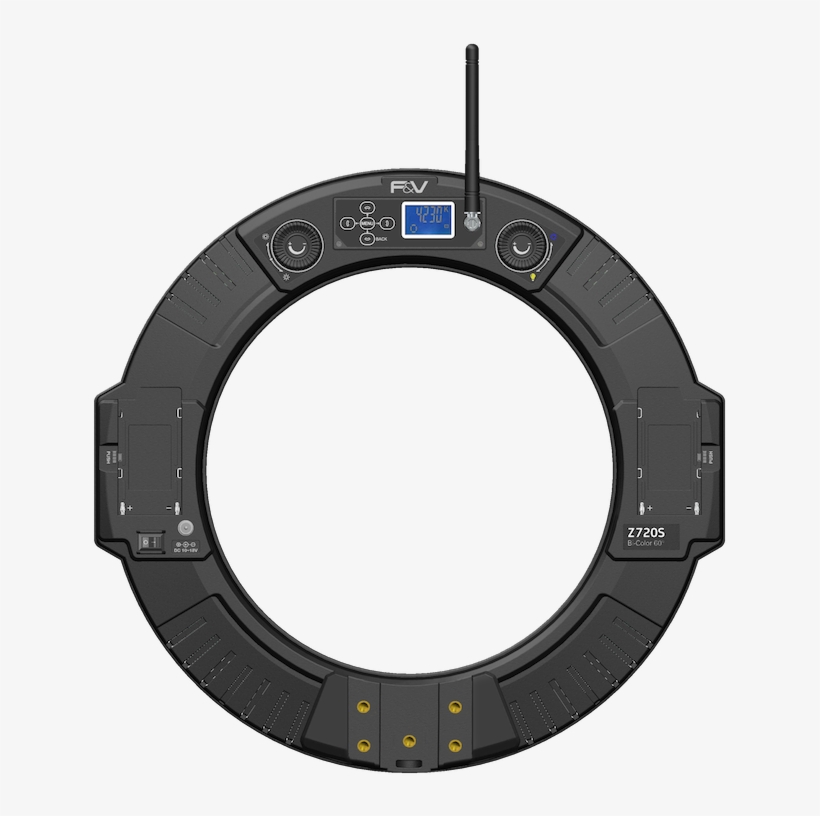 F&v Z720s Ultracolor Bi Color Led Ring Light - F & V Z720s Ultracolor Bi-color Led Ring Light, transparent png download