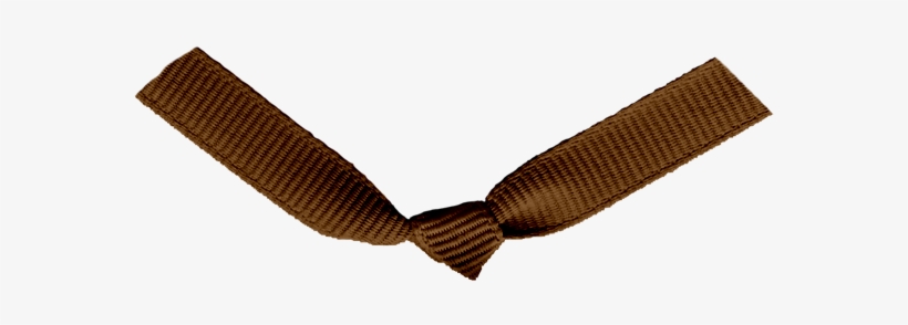 Brown Ribbon Png Free Download - Brown Ribbon Knot, transparent png download