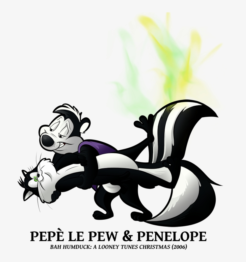 25 Looney Of Christmas - Pepé Le Pew, transparent png download