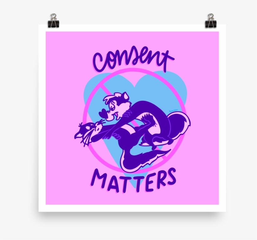 Consent Matters Print - Consent, transparent png download